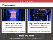 Tablet Screenshot of internetport.com