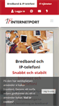 Mobile Screenshot of internetport.se